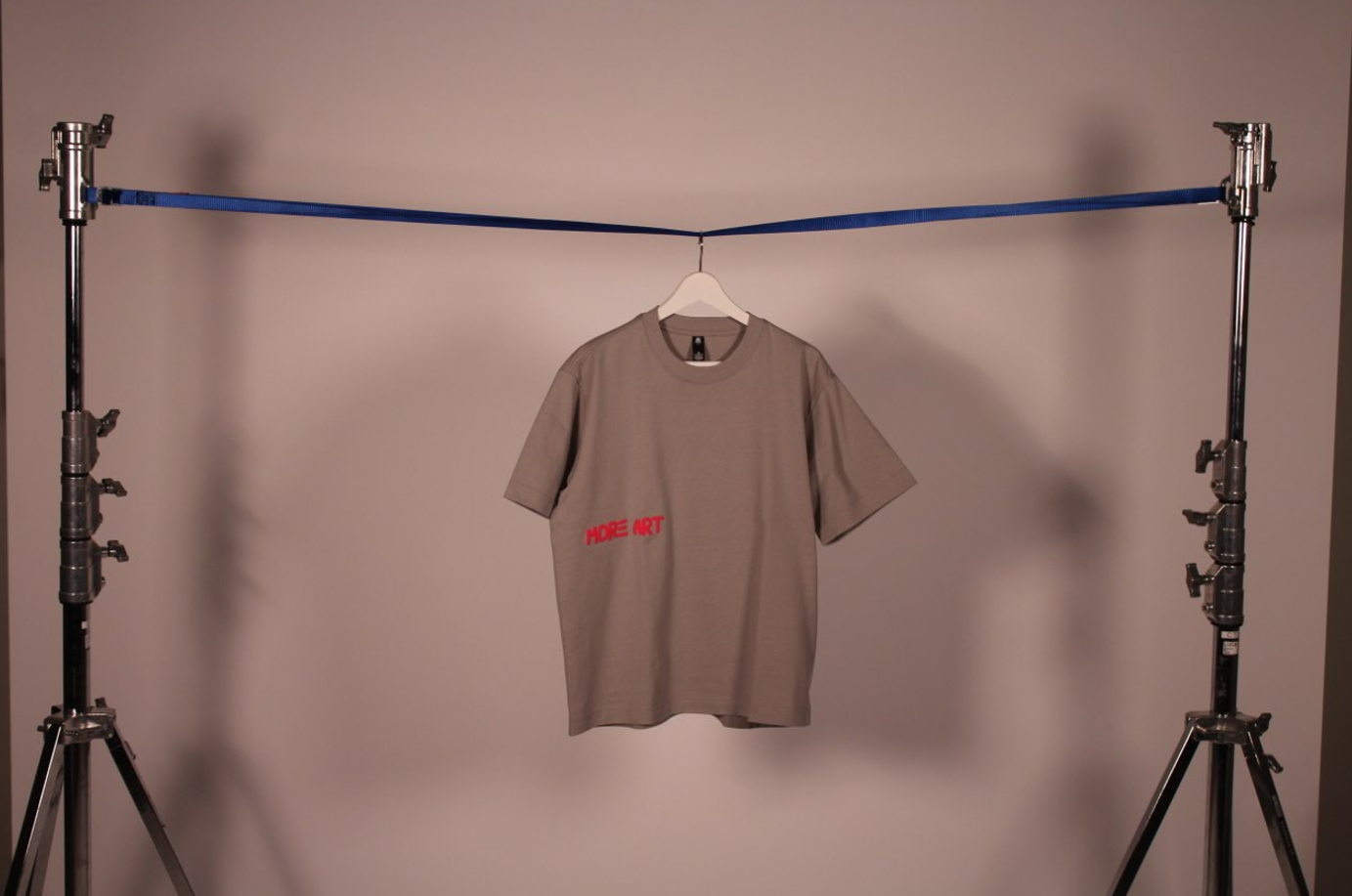 More Art red logo T-shirt