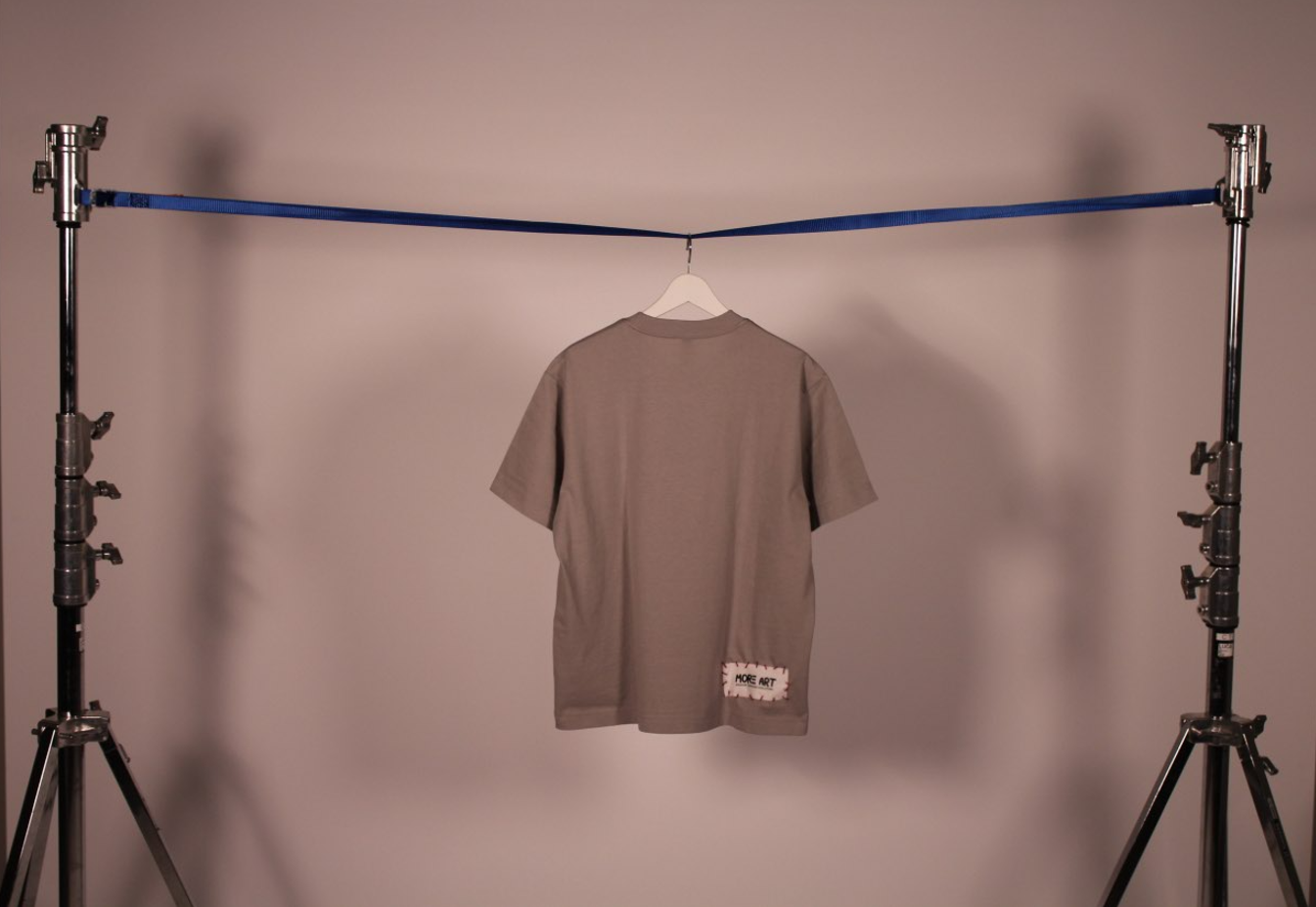 More Art red logo T-shirt