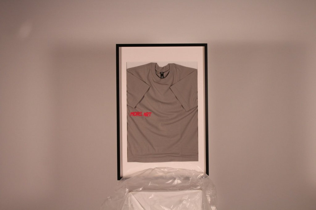 More Art red logo T-shirt
